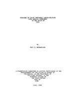 Problems of state personnel administration with special reference to the state of Iowa