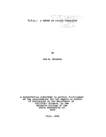 T.V.A.: a study in policy formation