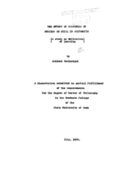 The effect of awareness of success on skill in arithmetic