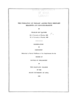 The formation of primary amines from Grignard reagents and monochloramine
