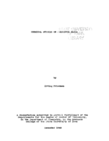 Chemical studies on preserved blood