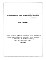 Actuarial aspects of recent old age security legislation