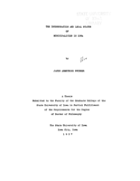 The incorporation and legal status of municipalities in Iowa