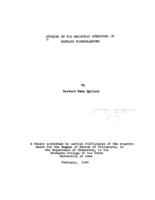 Studies in the molecular structure of certain fluorocarbons