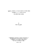 Reading, listening and viewing behavior of young people in grades 3, 5, 7, 9 and 11 in the Des Moines Public Schools