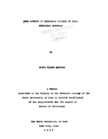 Some aspects of municipal finance in Iowa: municipal revenues