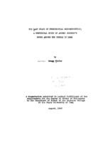 The last stand of presidential reconstruction: a rhetorical study of Andrew Johnson's swing around the circle in 1866
