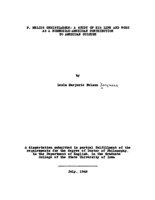 F. Melius Christiansen: a study of his life and work as a Norwegian-American contribution to American culture