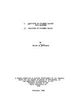 I. Reactions of stilbene halides with halogens: II. Reactions of stilbene oxides