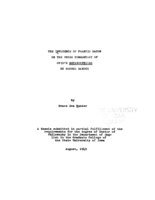 The influence of Francis Bacon on the prose commentary of Ovid's Metamorphoses by George Sandys
