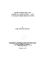 Dipodism in English verse in the nineteenth and twentieth centuries: A study in the relation between thematics and metrics