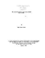 The administration of the local budget law in Iowa