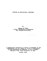 Studies on hypoglycemic compounds