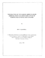 The reaction of potassium amide in liquid ammonia with chlorine derivatives of substituted ethenes and ethanes