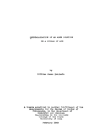 Crystallization of an alum solution in a stream of air