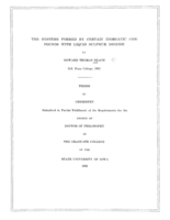 The systems formed by certain inorganic compounds with liquid sulphur dioxide