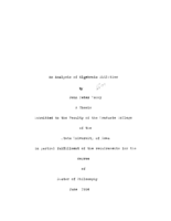An analysis of algebraic abilities
