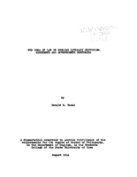 The idea of law in English literary criticism: Sixteenth and seventeenth centuries