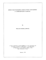 Mixed diacyldiamino derivatives containing a carboaryloxy radical