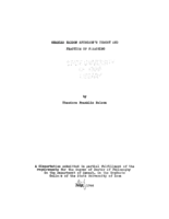 Charles Haddon Spurgeon's theory and practice of preaching
