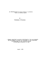 An investigation of basic factors of aesthetic value in costume design