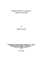 Experimental investigation of transposition of response in young children