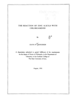 The reaction of zinc alkyls with chloroamines