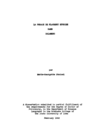 La phrase de Flaubert, etudiée dans Salammbo