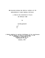 The relation between the physical pattern and the reproduction of short temporal intervals: A study in the perception of filled and unfilled time