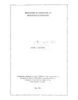 Mechanism of formation of benzaldiacetophenone