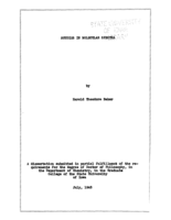 Studies in molecular spectra