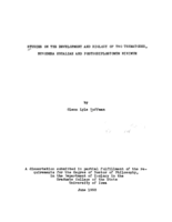 Studies on the development and biology of two trematodes, bunodera eucaliae and posthodiplostomum minumum