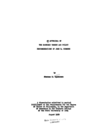 An appraisal of the economic theory and policy recommendations of John R. Commons
