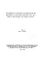 The synthesis of mercurated 8-allyloxycaffeine and mercurated 1,3,7-trimethyl-9-allyluric acid, and a study of their toxicity and diuretic activity