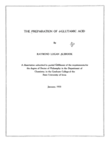 The preparation of d-glutamic acid