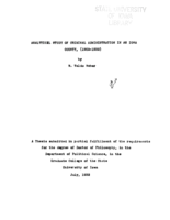 Analytical study of criminal administration in an Iowa county, (1902-1932)