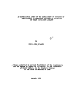An experimental study of the development of concepts of relationship in preschool children as evidenced by their expressive ability