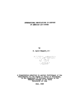 International negotiations in support of American air routes