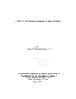 A study of the evaluative behavior of male stutterers