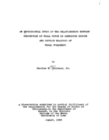 An experimental study of the relationships between perception of vocal pitch in connected speech and certain measures of vocal frequency
