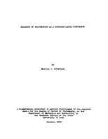 Analysis of evaporation as a boundary-layer phenomenon