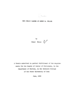 The public career of Henry M. Teller