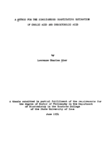 A method for the simutaneous quantitative estimation of cholic acid and desoxycholic acid