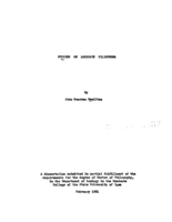 Studies on Loricate ciliophora