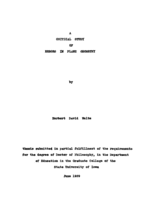 A critical study of errors in plane geometry