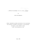 A study of the doctrinal terms in Aelfric's homilies