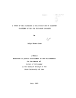 A study of the placement in the curriculum of selected teachings of the Old Testament prophets