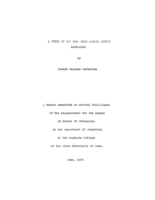 A study of the Iowa high school survey, 1923-1928