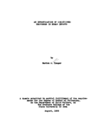 An investigation of conditioned responses in human infants