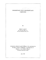 Diazomethane with organometallic compounds